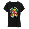 thumbnail image 1 of Inside Out 2 - This Is As Jolly As I Get  - Women's Short Sleeve Graphic T-Shirt, 1 of 5