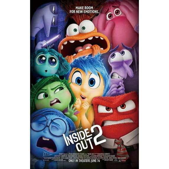 Inside Out 2 movie Posters for room aesthetic For Bedroom Decoration Unframed 12x18inch(30x45cm)