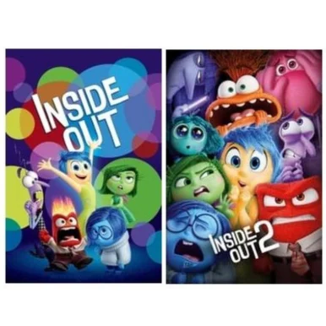Inside Out (2015) And Inside Out 2 (2024) 2 Movie Collection DVD