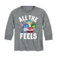 thumbnail image 1 of Inside Out - All The Feels - Toddler And Youth Long Sleeve Graphic T-Shirt, 1 of 5