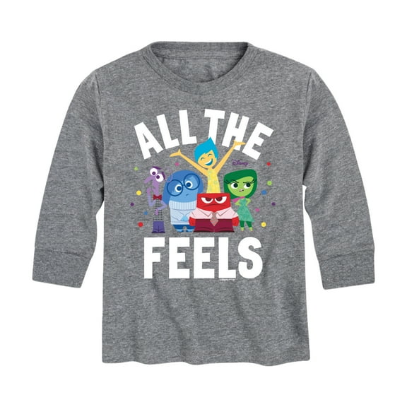 Inside Out - All The Feels - Toddler And Youth Long Sleeve Graphic T-Shirt