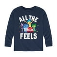 thumbnail image 1 of Inside Out - All The Feels - Toddler And Youth Long Sleeve Graphic T-Shirt, 1 of 5