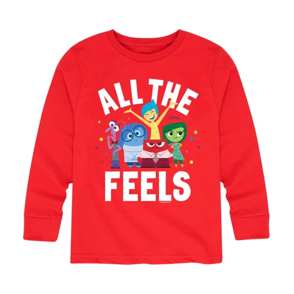 Inside Out - All The Feels - Toddler And Youth Long Sleeve Graphic T-Shirt