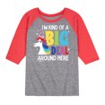 thumbnail image 1 of Inside Out - Big Deal - Toddler And Youth Raglan Graphic T-Shirt, 1 of 6