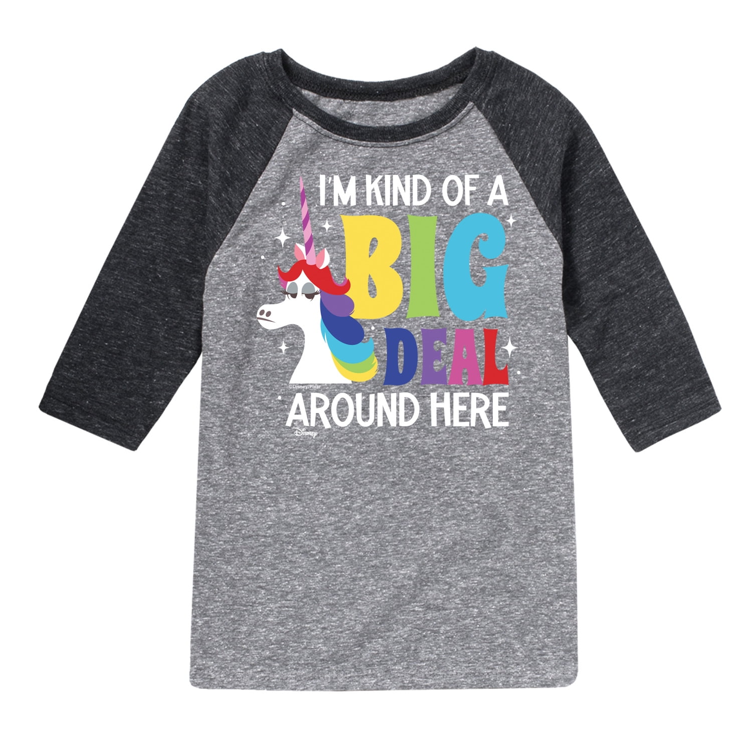 Inside Out Big Deal Toddler And Youth Raglan Graphic TShirt