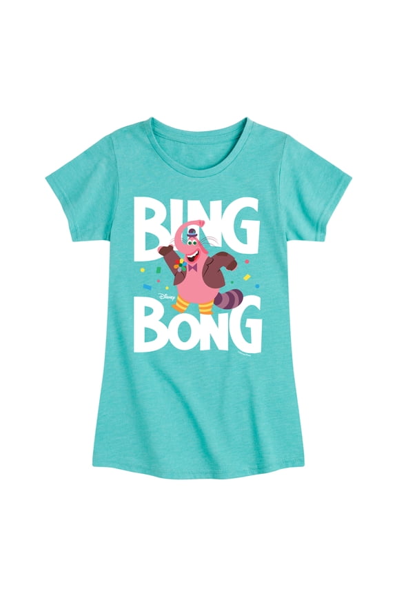 - Bing Bong - Toddler And Youth Girls Short Sleeve Graphic T-Shirt