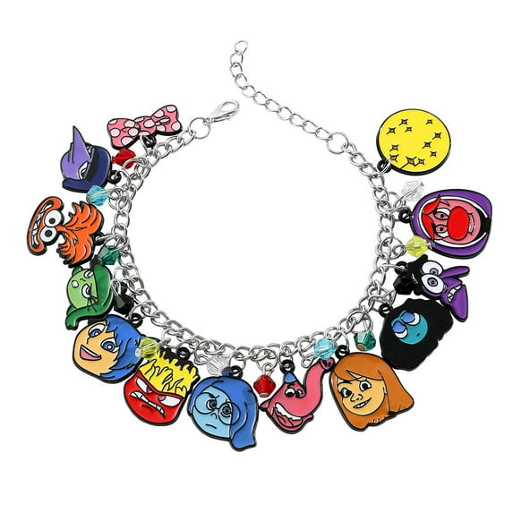 Inside Out Bracelet Merchandise Button Charm DIY Bracelet Chain for Women Men