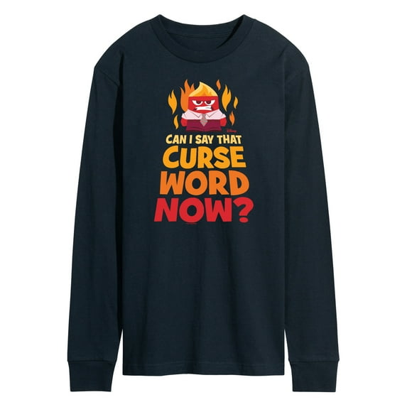 Inside Out - Can I Say That Curse Word - Men's Long Sleeve T-Shirt