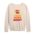 thumbnail image 1 of Inside Out - Can I Say That Curse Word - Women's Lightweight French Terry Long Sleeve Shirt, 1 of 5
