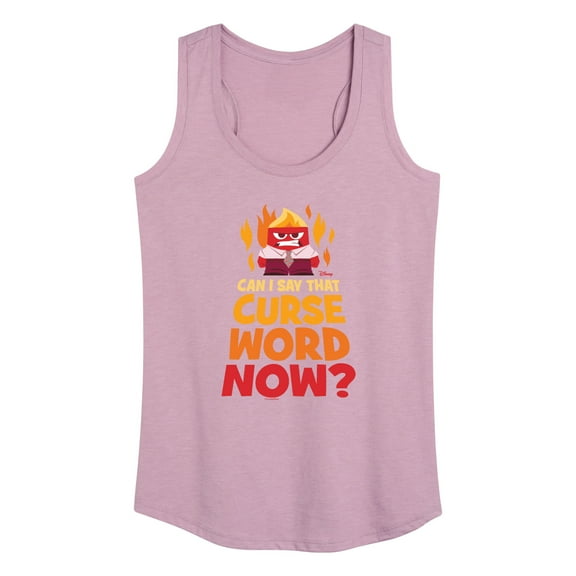 Inside Out - Can I Say That Curse Word - Women's Racerback Tank Top