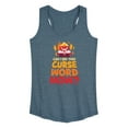 thumbnail image 1 of Inside Out - Can I Say That Curse Word - Women's Racerback Tank Top, 1 of 5