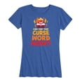thumbnail image 1 of Inside Out - Can I Say That Curse Word - Women's Short Sleeve Graphic T-Shirt, 1 of 5
