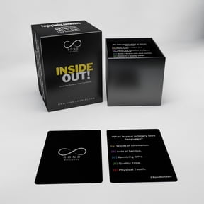 Inside Out- Conversation Cards for Couples- Card Game- 150 Conversation Starter Questions for Couples - to Explore & Deepen Connections with Your Partner - Date Night & Relationship Cards