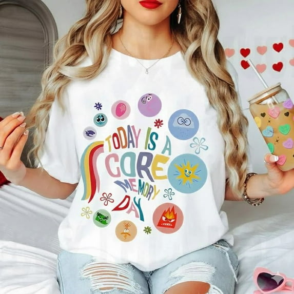 Inside-Out Core Memory Day Inspired Graphic Tee Therapy Shirt Movie Fan ...