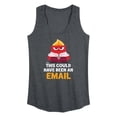 thumbnail image 1 of Inside Out - Could Have Been An Email - Women's Racerback Tank Top, 1 of 5