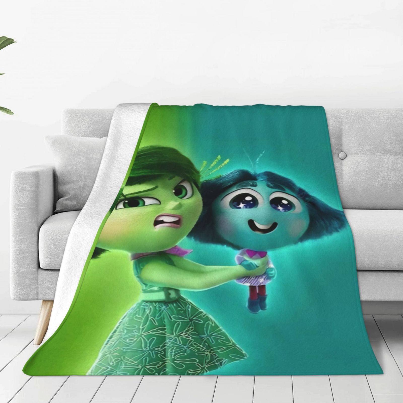 Inside Out Cute Anime Blanket, Gifts For Girls And Boys, Super Soft