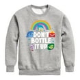 thumbnail image 1 of Inside Out - Don’t Bottle It Up - Toddler And Youth Crewneck Fleece Sweatshirt, 1 of 5