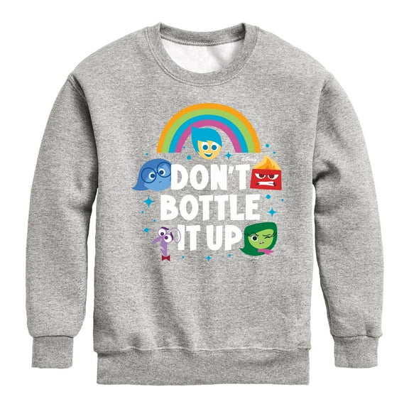 Inside Out - Don’t Bottle It Up - Toddler And Youth Crewneck Fleece Sweatshirt