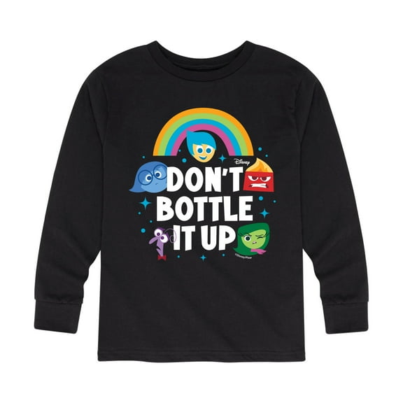 Inside Out - Don't Bottle It Up - Toddler And Youth Long Sleeve Graphic T-Shirt