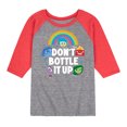 thumbnail image 1 of Inside Out - Don't Bottle It Up -Toddler And Youth Raglan Graphic T-Shirt, 1 of 6
