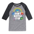 thumbnail image 1 of Inside Out - Don't Bottle It Up -Toddler And Youth Raglan Graphic T-Shirt, 1 of 4