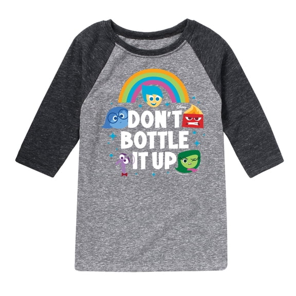 Inside Out - Don't Bottle It Up -Toddler And Youth Raglan Graphic T-Shirt