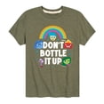 thumbnail image 1 of Inside Out - Don't Bottle It Up - Toddler And Youth Short Sleeve Graphic T-Shirt, 1 of 5