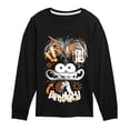 thumbnail image 1 of Inside Out - Doodle Portrait Anxiety - Youth Boys Long Sleeve Graphic T-Shirt, 1 of 4