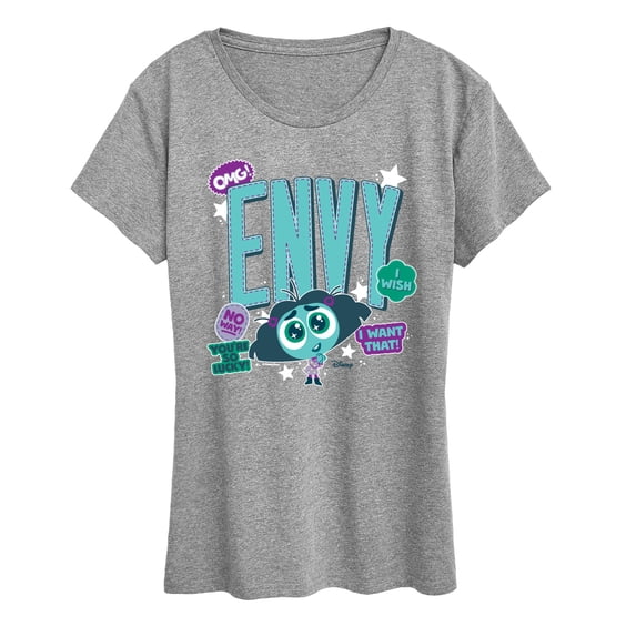 Inside Out - Envy OMG - Women's Short Sleeve Graphic T-Shirt