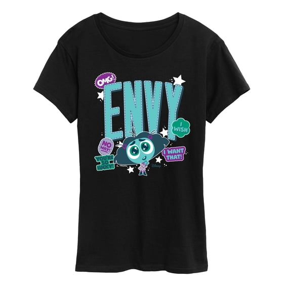 Inside Out - Envy OMG - Women's Short Sleeve Graphic T-Shirt