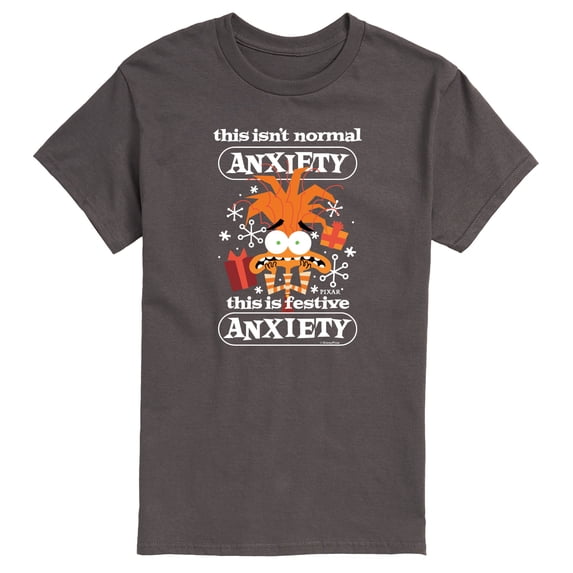 Inside Out - Festive Anxiety - Men's Short Sleeve Graphic T-Shirt