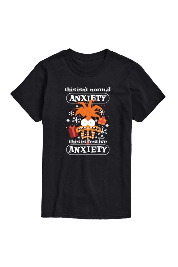 - Festive Anxiety - Men's Short Sleeve Graphic T-Shirt