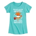 thumbnail image 1 of Inside Out - Festive Anxiety Fitted Short Sleeve Graphic T-Shirt, 1 of 4