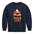 thumbnail image 1 of Inside Out - Fired Up - Toddler And Youth Crewneck Fleece Sweatshirt, 1 of 5