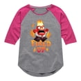 thumbnail image 1 of Inside Out - Fired Up - Toddler And Youth Girls Raglan Graphic T-Shirt, 1 of 4