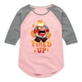 thumbnail image 1 of Inside Out - Fired Up - Toddler And Youth Girls Raglan Graphic T-Shirt, 1 of 4