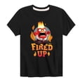 thumbnail image 1 of Inside Out - Fired Up - Toddler And Youth Short Sleeve Graphic T-Shirt, 1 of 5