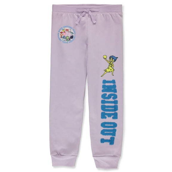 Inside Out Girls' Chenille Joggers Color: lavender Size: 4 - 5