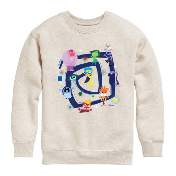 Inside Out - Group Photo - Youth Boys Crew Fleece Sweatshirt