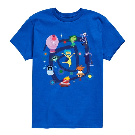 Inside Out - Group Photo - Youth Boys Short Sleeve Graphic T-Shirt