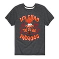 thumbnail image 1 of Inside Out - It's Okay To Be Anxious - Youth Boys Short Sleeve Graphic T-Shirt, 1 of 4