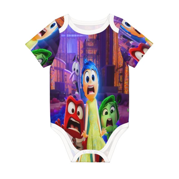 In-side O-u Jumpsuit Newborn Baby Bodysuit Infant Outfit 0-24Months Kids Short Clothes