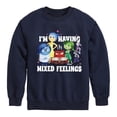 thumbnail image 1 of Inside Out - Mixed Feelings - Toddler And Youth Crewneck Fleece Sweatshirt, 1 of 5