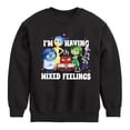 thumbnail image 1 of Inside Out - Mixed Feelings - Youth Boys Crew Fleece Sweatshirt, 1 of 5