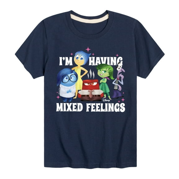 Inside Out - Mixed Feelings - Toddler And Youth Short Sleeve Graphic T-Shirt