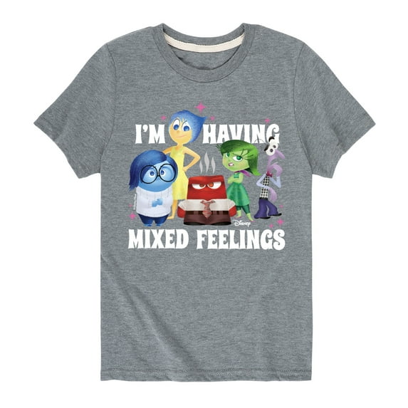 Inside Out - Mixed Feelings - Toddler And Youth Short Sleeve Graphic T-Shirt
