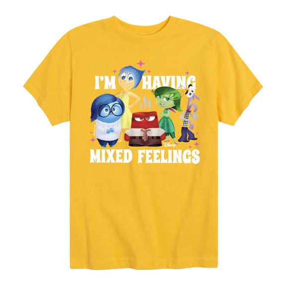 Inside Out - Mixed Feelings - Youth Boys Short Sleeve Graphic T-Shirt
