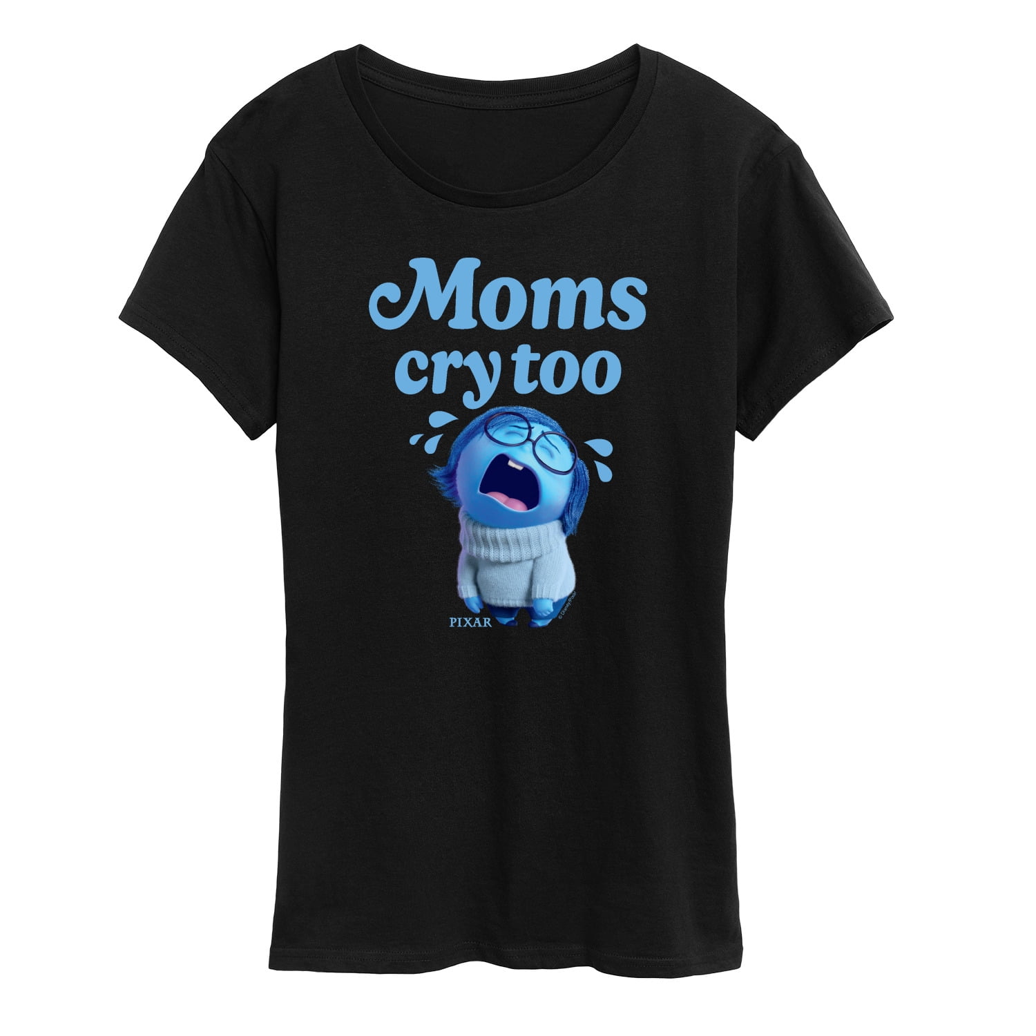 Crying Inid Inside Out - Moms Cry Too - Women's Short Sleeve Graphic T-Shirt ...