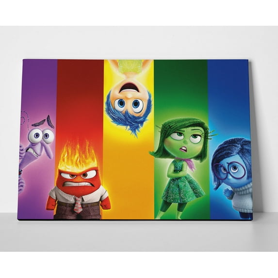 Inside Out Movie Poster or Wrapped Canvas
