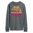thumbnail image 1 of Inside Out - Must Control Anger - Men's Long Sleeve T-Shirt, 1 of 5